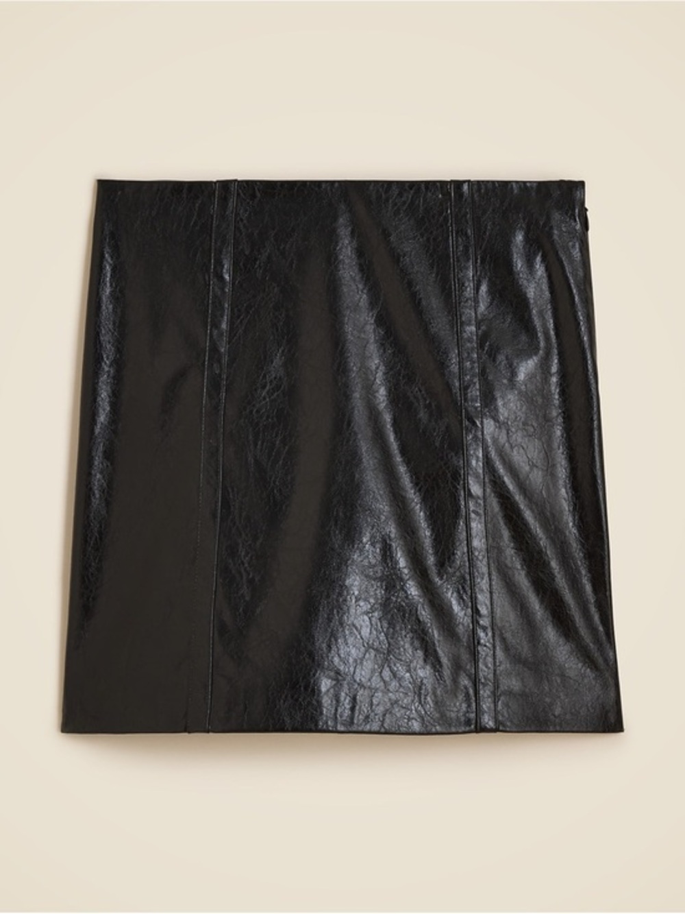 J. Crew mini skirt in distressed faux leather